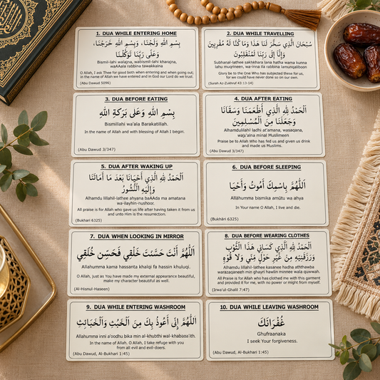 Islamic Dua Stickers Set